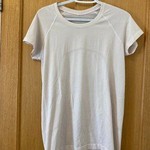 Lululemon White Swiftly Tech Shirt